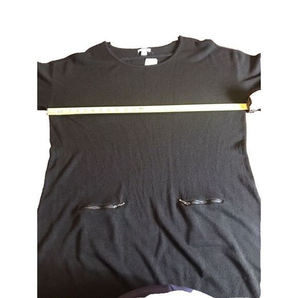 NWT Hampshire Studio Women's Black Sweater Flare Bell Sleeves Size‎ 3X - Picture 3 of 9